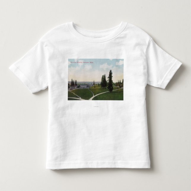 T-shirt Pour Les Tous Petits Vue aérienne des casernes de Vancouver (Devant)