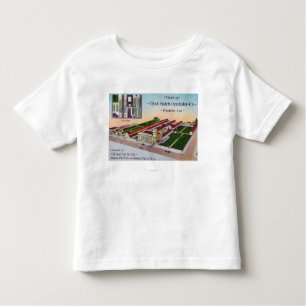 T-shirt Pour Les Tous Petits Vue aérienne du bâtiment de l'incubateur Co de