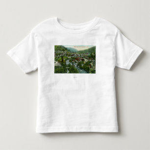 T-shirt Pour Les Tous Petits Vue aérienne du CityDunsmuir, CA