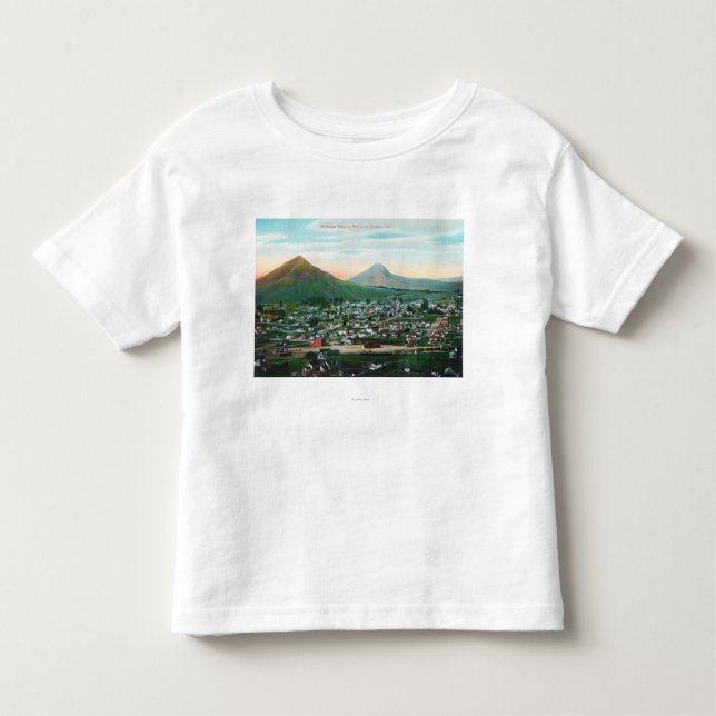 T-shirt Pour Les Tous Petits Vue aérienne du CitySan Luis Obispo, CA (Devant)