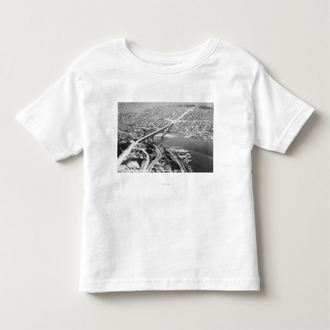 T-shirt Pour Les Tous Petits Vue aérienne du pont de l'aurore (Devant)