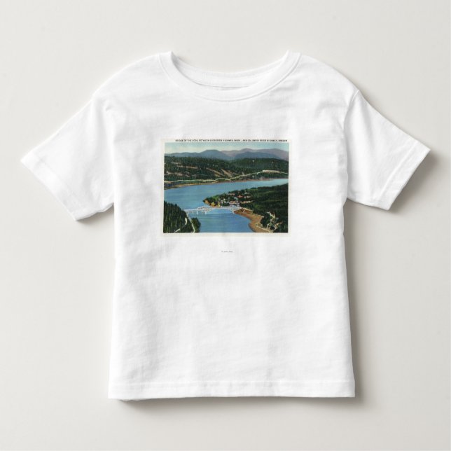 T-shirt Pour Les Tous Petits Vue aérienne du pont des dieux (Devant)