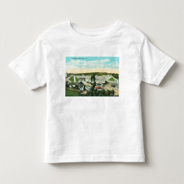 T-shirt Pour Les Tous Petits Vue aérienne du StadiumSan Diego, CA (Devant)
