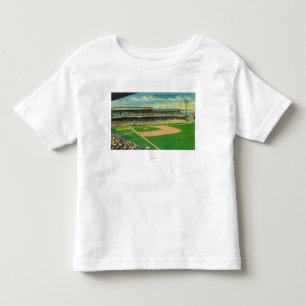 T-shirt Pour Les Tous Petits Vue de blanchisseurs de première base de champ de