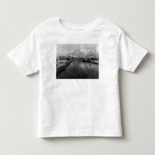 T-shirt Pour Les Tous Petits Vue de bord de mer dans Valdez, photographie de
