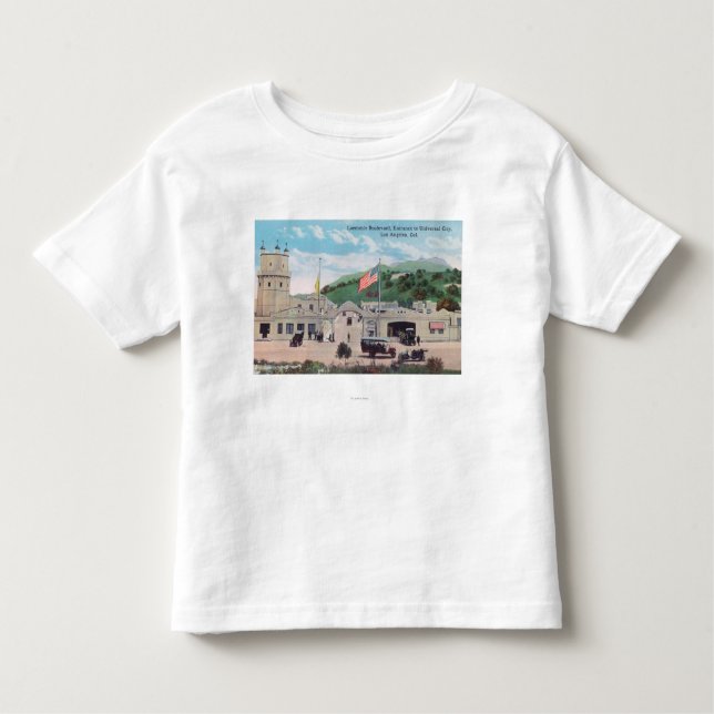 T-shirt Pour Les Tous Petits Vue de boulevard de Laemmle de ville universelle (Devant)