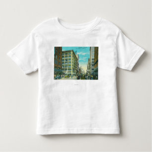 T-shirt Pour Les Tous Petits Vue de Broadway et de septième coin