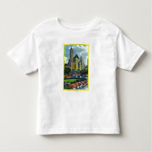 T-shirt Pour Les Tous Petits Vue de Central Park de NYC des 5èmes hôtels