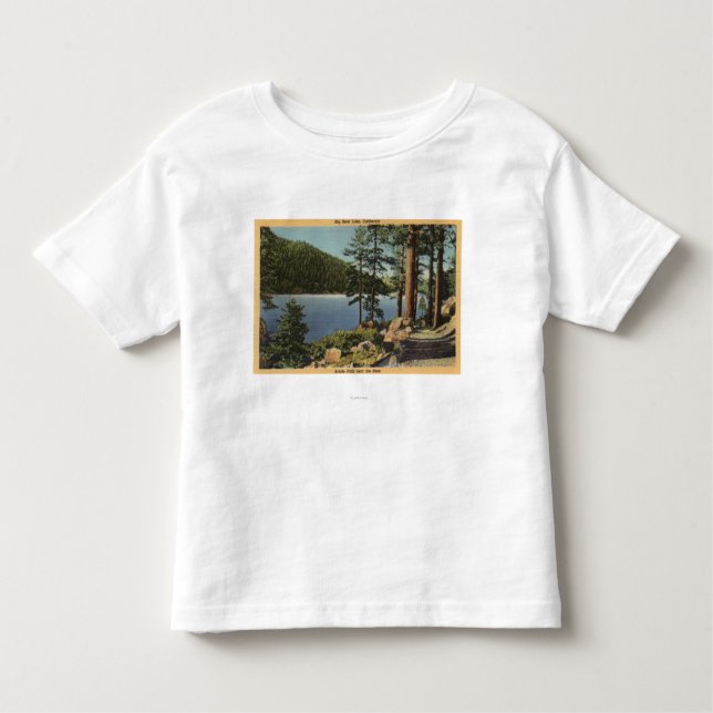 T-shirt Pour Les Tous Petits Vue de chemin de frein près du barrage (Devant)