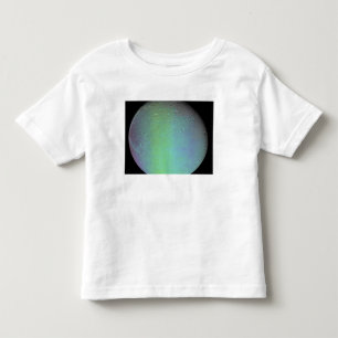 T-shirt Pour Les Tous Petits Vue de couleur fausse de la lune Dione de Saturn