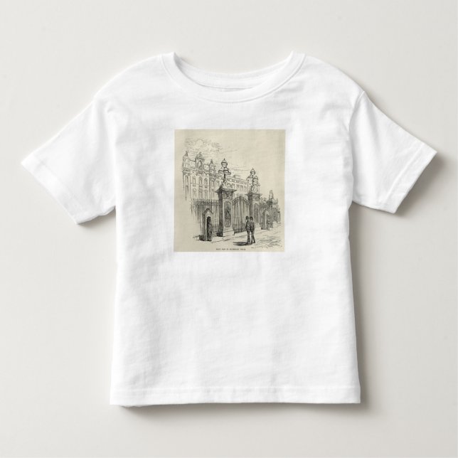 T-shirt Pour Les Tous Petits Vue de face de Buckingham Palace (Devant)