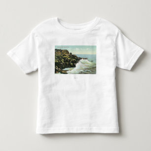T-shirt Pour Les Tous Petits Vue de falaise de tête chauve