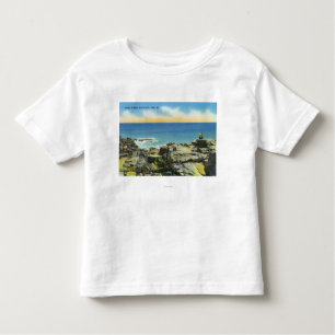 T-shirt Pour Les Tous Petits Vue de falaises de tête chauve des roches et du