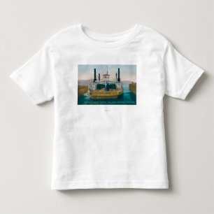 T-shirt Pour Les Tous Petits Vue de ferry-boat Solano de PS dans le dock