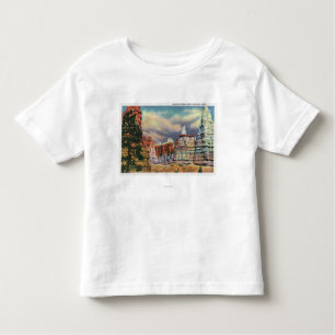 T-shirt Pour Les Tous Petits Vue de formation de roche de la Reine Victoria