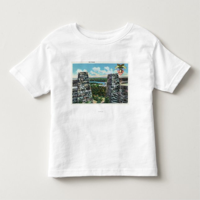 T-shirt Pour Les Tous Petits Vue de fort Putnam (Devant)