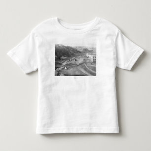 T-shirt Pour Les Tous Petits Vue de Hot Springs, photographie d'écart-type