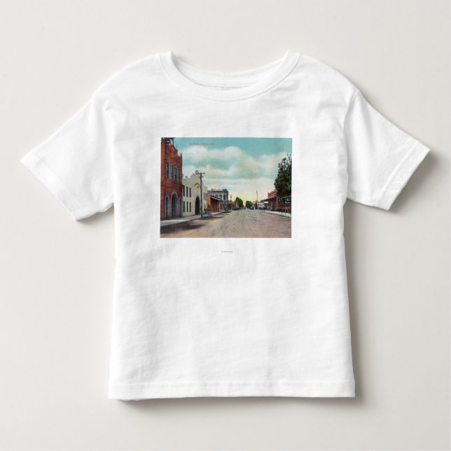 T-shirt Pour Les Tous Petits Vue de K StreetTulare, CA (Devant)