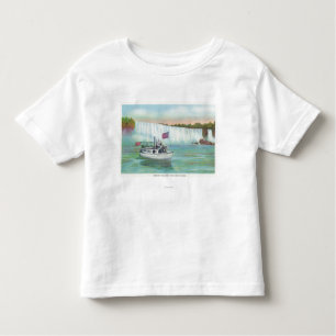 T-shirt Pour Les Tous Petits Vue de la domestique du bateau de brume