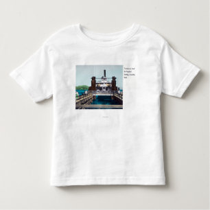 T-shirt Pour Les Tous Petits Vue de la foire commerciale de ferry-boat de