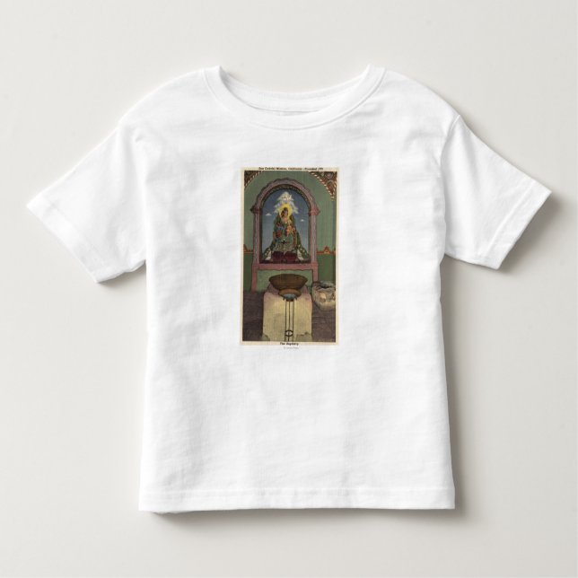 T-shirt Pour Les Tous Petits Vue de la mission et du Baptistry (Devant)