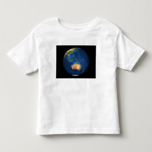 T-shirt Pour Les Tous Petits Vue de la pleine terre montrant l'Indonésie, océ