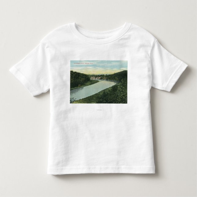 T-shirt Pour Les Tous Petits Vue de la rivière de Genesee (Devant)