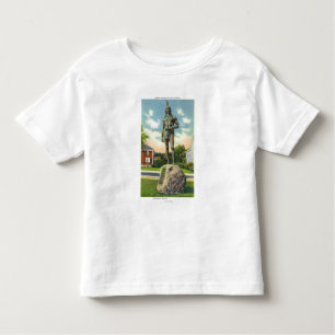T-shirt Pour Les Tous Petits Vue de la statue de Massasoit # 2