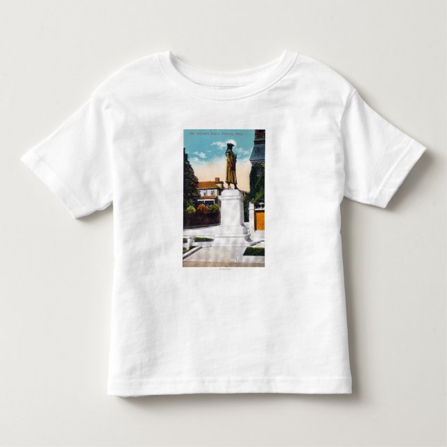 T-shirt Pour Les Tous Petits Vue de la statue des terriers généraux (Devant)