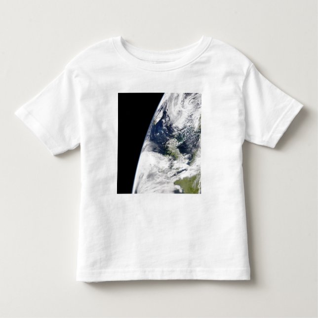 T-shirt Pour Les Tous Petits Vue de la Terre depuis l'espace (Devant)