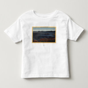 T-shirt Pour Les Tous Petits Vue de lac des rivages du nord