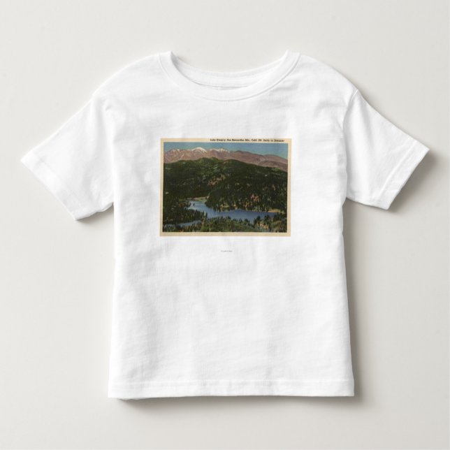 T-shirt Pour Les Tous Petits Vue de lac Gregory et San Bernardino (Devant)