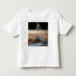 T-shirt Pour Les Tous Petits Vue de l'artiste de l'odyssée détectant la glace