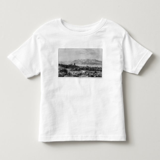 T-shirt Pour Les Tous Petits Vue de Lausanne (Devant)