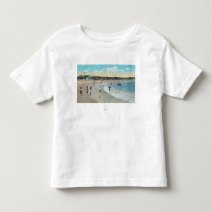 T-shirt Pour Les Tous Petits Vue de Long Beach et de cap Ann