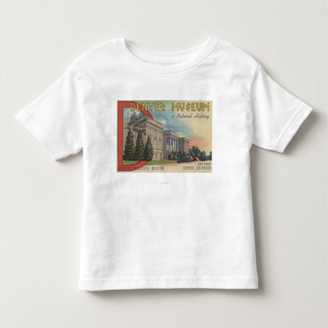 T-shirt Pour Les Tous Petits Vue de musée de Denver d'histoire naturelle (Devant)