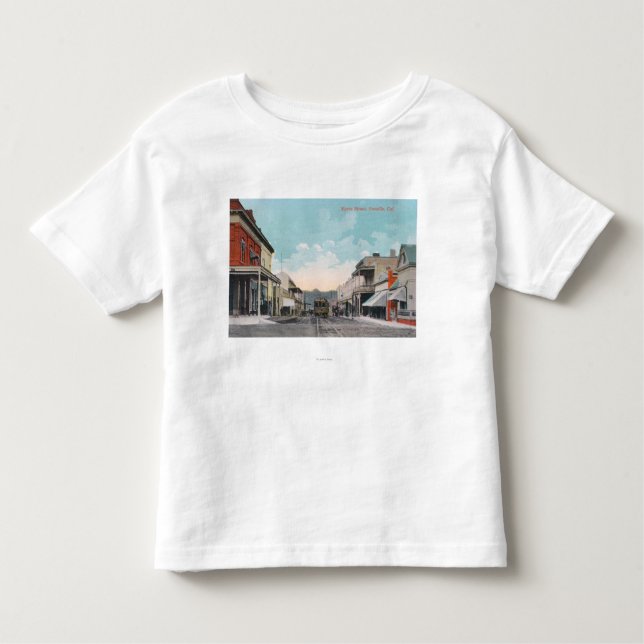 T-shirt Pour Les Tous Petits Vue de Myers StreetOroville, CA (Devant)