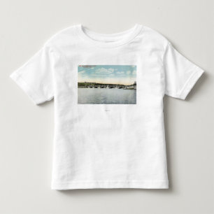 T-shirt Pour Les Tous Petits Vue de nouveau pont de Quinsigamond de lac