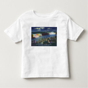 T-shirt Pour Les Tous Petits Vue de nuit de théâtre de jardin d'Oakes et