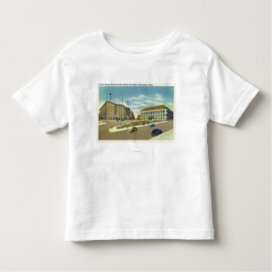 T-shirt Pour Les Tous Petits Vue de plaza et de carré de Copley du public