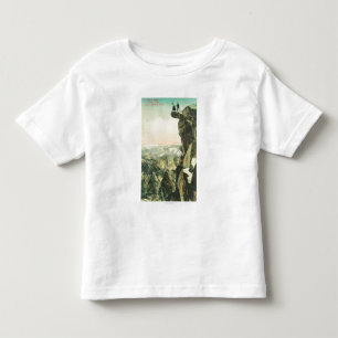 T-shirt Pour Les Tous Petits Vue de point de glacier regardant au-dessus de