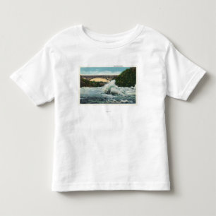 T-shirt Pour Les Tous Petits Vue de rapide pont et tourbillon de tourbillon