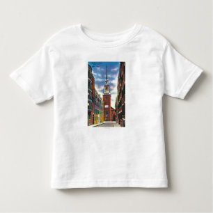 T-shirt Pour Les Tous Petits Vue de rue de Salem de vieux bâtiment du nord