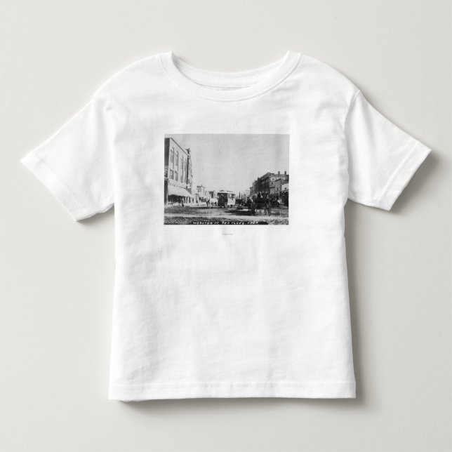 T-shirt Pour Les Tous Petits Vue de rue de Webster (Devant)