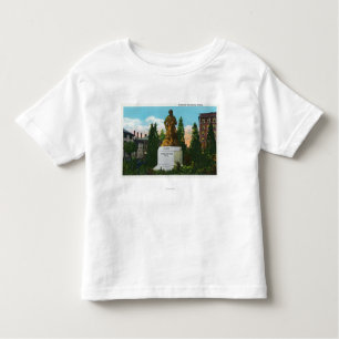 T-shirt Pour Les Tous Petits Vue de statue de Nathaniel Hawthorne
