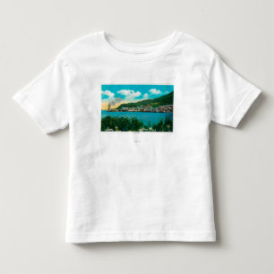 T-shirt Pour Les Tous Petits Vue de ville de Latouche, AlaskaLatouche, AK