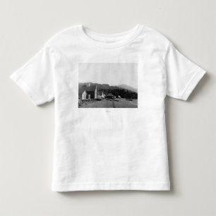 T-shirt Pour Les Tous Petits Vue de ville de Seldovia, photographie de l'Alaska