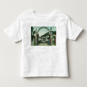 T-shirt Pour Les Tous Petits Vue d'entrée au maçon de pi montrant le général
