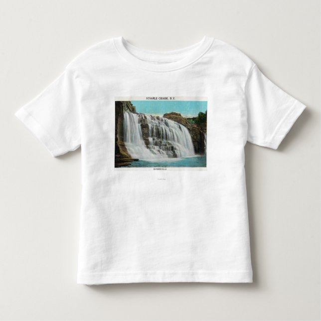 T-shirt Pour Les Tous Petits Vue des automnes d'arc-en-ciel (Devant)