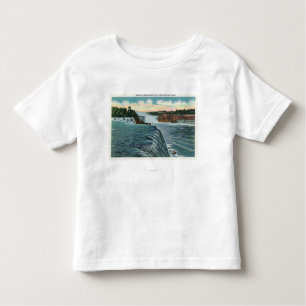 T-shirt Pour Les Tous Petits Vue des chutes du Niagara du point de perspective
